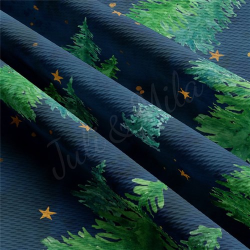 Christmas Watercolor Floral Liverpool Bullet Textured Stretch Solid Strip Thick Knit Jersey Fabric