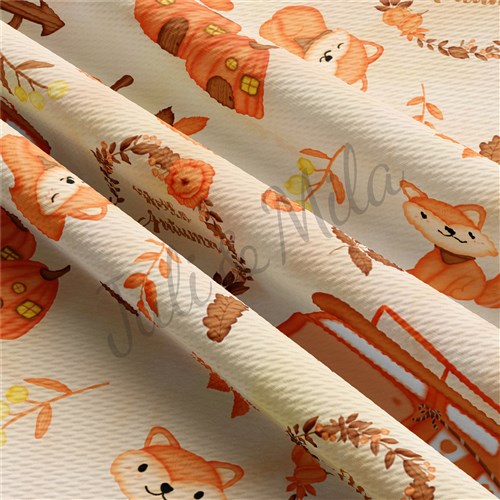 Fall Autumn Pumpkin Printed Fabric pumpkin116 & Get a Free $89.99 Embroidery Bundle