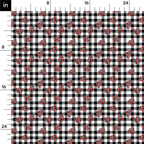 Christmas Plaid Printed Liverpool Fabric AA2181 & Get a Free $89.99 Embroidery Bundle