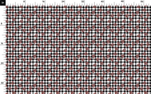 Christmas Plaid Printed Liverpool Fabric AA2181 & Get a Free $89.99 Embroidery Bundle