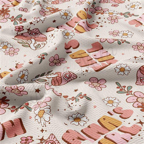 Mam's Girl Printed Liverpool 4 Way Fabric AA1512 & Get a Free $89.99 Embroidery Bundle