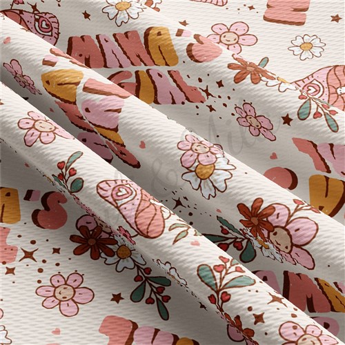 Mam's Girl Printed Liverpool 4 Way Fabric AA1512 & Get a Free $89.99 Embroidery Bundle