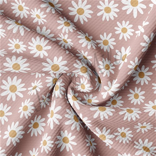 Floral Printed Liverpool 4 Way Fabric Floral54 AA343 & Get a Free $89.99 Embroidery Bundle