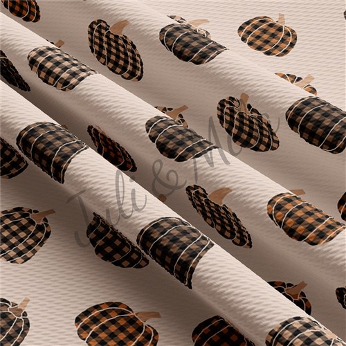 Pumpkin Printed Liverpool 4 Way Fabric AB4 & Get a Free $89.99 Embroidery Bundle