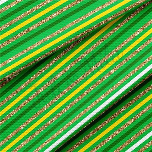 St. Patrick's Day Stripes16 Liverpool Bullet Textured Stretch Solid Strip Thick Knit Jersey Fabric