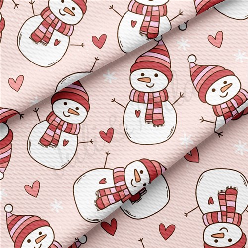 Christmas Christmas Liverpool Bullet Textured Stretch Solid Strip Thick Knit Jersey Fabric