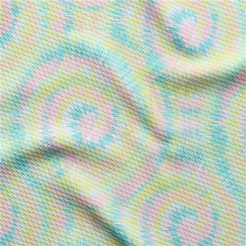 Tie Dye Liverpool Bullet Textured Stretch Solid Strip Thick Knit Jersey Fabric