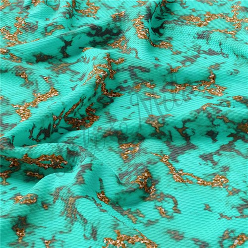 Printed Liverpool Bullet Textured Stretch Solid Strip Thick Knit Jersey Fabric