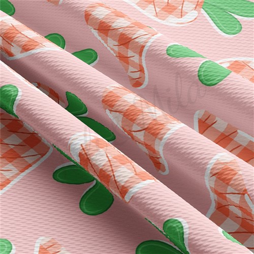 Easter Liverpool Bullet Textured Stretch Solid Strip Thick Knit Jersey Fabric