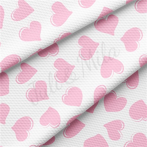 Valentine's Day Liverpool Bullet Textured Stretch Solid Strip Thick Knit Jersey Fabric