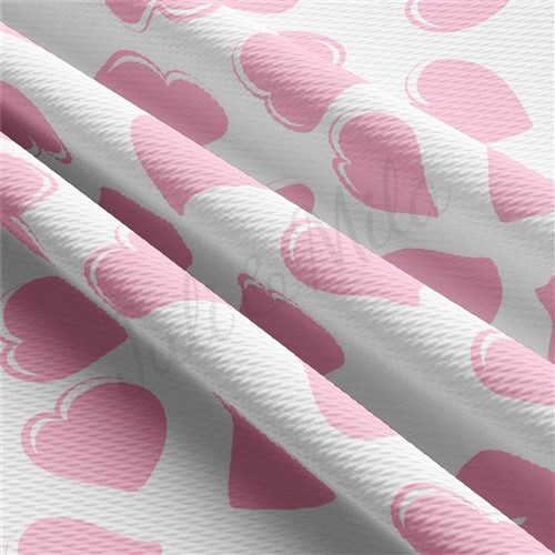 Valentine's Day Liverpool Bullet Textured Stretch Solid Strip Thick Knit Jersey Fabric