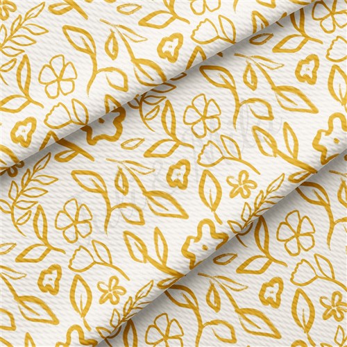 Printed Liverpool Fabric AA2495 Floral & Get a Free $89.99 Embroidery Bundle