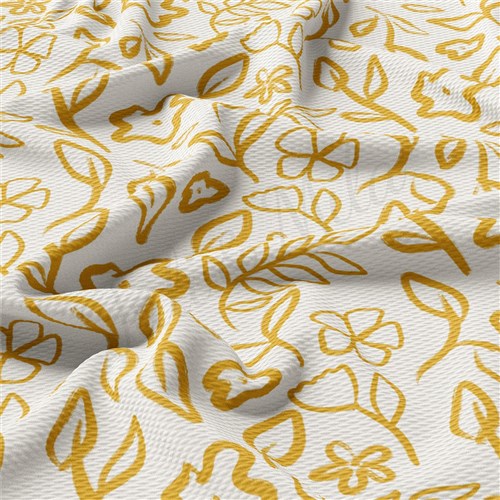 Printed Liverpool Fabric AA2495 Floral & Get a Free $89.99 Embroidery Bundle