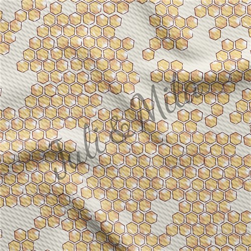 Honey Printed Liverpool 4 Way Fabric Honey3 & Get a Free $89.99 Embroidery Bundle