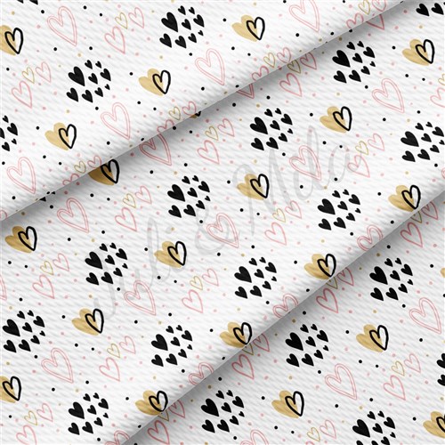 Valentine's Day Liverpool Bullet Textured Stretch Solid Strip Thick Knit Jersey Fabric