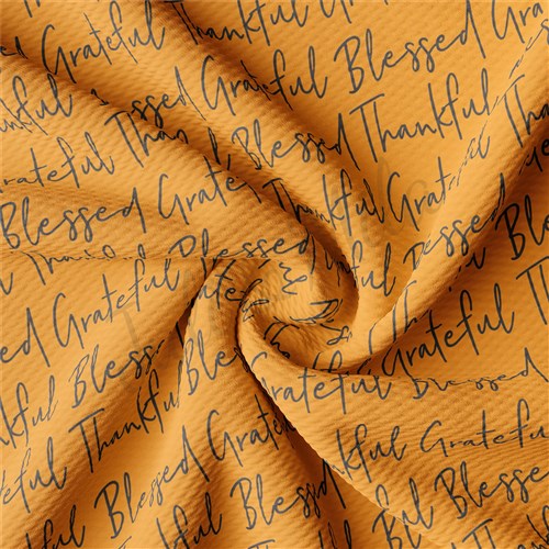 Thankful Blessed Thanksgiving Fall Autumn Printed AA590 & Get a Free $89.99 Embroidery Bundle
