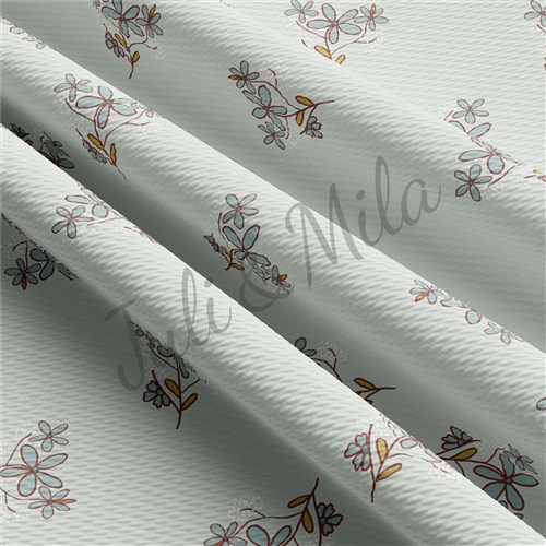 Floral Printed Liverpool 4 Way Fabric Floral68 & Get a Free $89.99 Embroidery Bundle