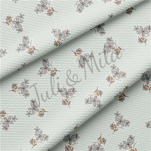 Floral Printed Liverpool 4 Way Fabric Floral68 & Get a Free $89.99 Embroidery Bundle