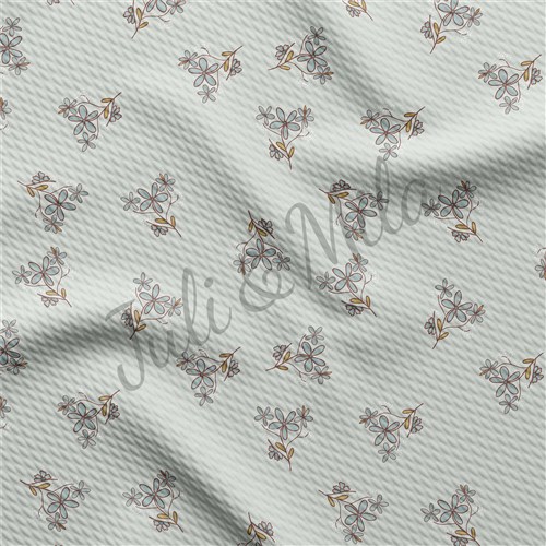 Floral Printed Liverpool 4 Way Fabric Floral68 & Get a Free $89.99 Embroidery Bundle