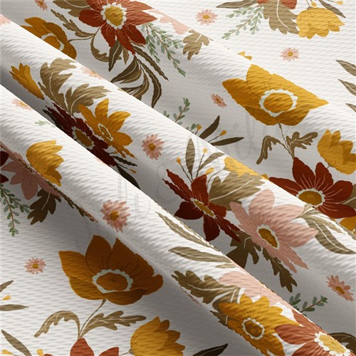 Floral Printed Liverpool Fabric AA2176 & Get a Free $89.99 Embroidery Bundle