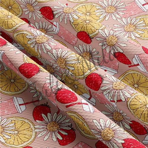 Orange Printed Liverpool 4 Way Fabric Orange2 & Get a Free $89.99 Embroidery Bundle