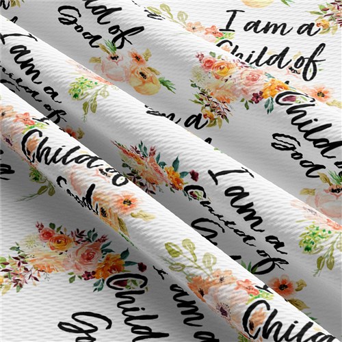 Printed Liverpool 4 Way Fabric Childofgod & Get a Free $89.99 Embroidery Bundle
