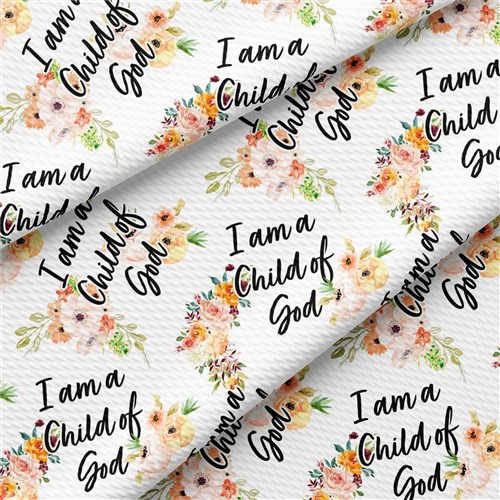Printed Liverpool 4 Way Fabric Childofgod & Get a Free $89.99 Embroidery Bundle