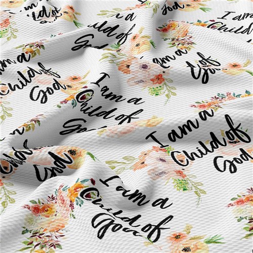 Printed Liverpool 4 Way Fabric Childofgod & Get a Free $89.99 Embroidery Bundle