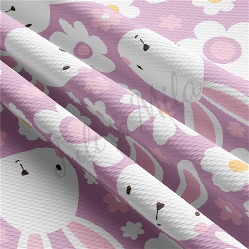 Easter Easter86 Liverpool Bullet Textured Stretch Solid Strip Thick Knit Jersey Fabric
