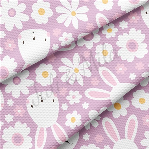 Easter Easter86 Liverpool Bullet Textured Stretch Solid Strip Thick Knit Jersey Fabric