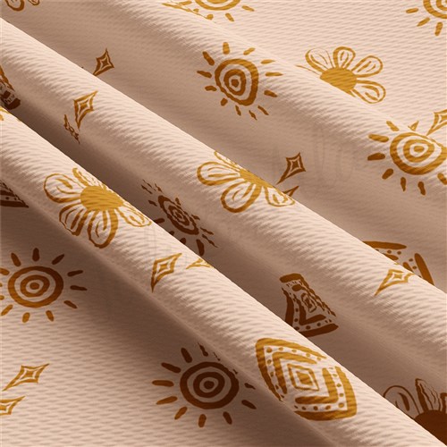 Boho Sun Liverpool Bullet Textured Stretch Solid Strip Thick Knit Jersey Fabric