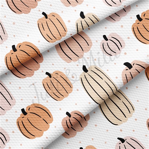 Fall Autumn Pumpkin Printed Liverpool Fabric AA647 & Get a Free $89.99 Embroidery Bundle