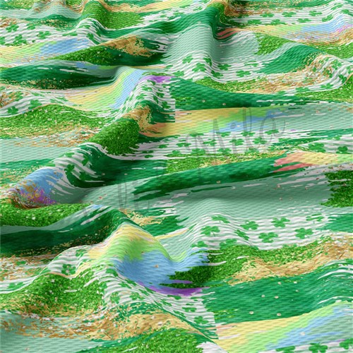 St. Patrick's Day Liverpool  Stretch Solid Strip Paintsmear65 TBP102 & Get a Free $89.99 Embroidery Bundle