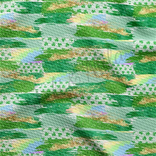 St. Patrick's Day Liverpool  Stretch Solid Strip Paintsmear65 TBP102 & Get a Free $89.99 Embroidery Bundle