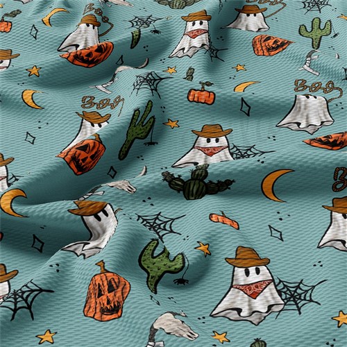 Printed Liverpool Fabric helloween AA1873 & Get a Free $89.99 Embroidery Bundle