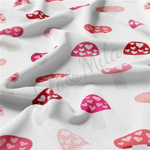Valentine's Day Liverpool Bullet Textured Stretch Solid Strip Thick Knit Jersey Fabric