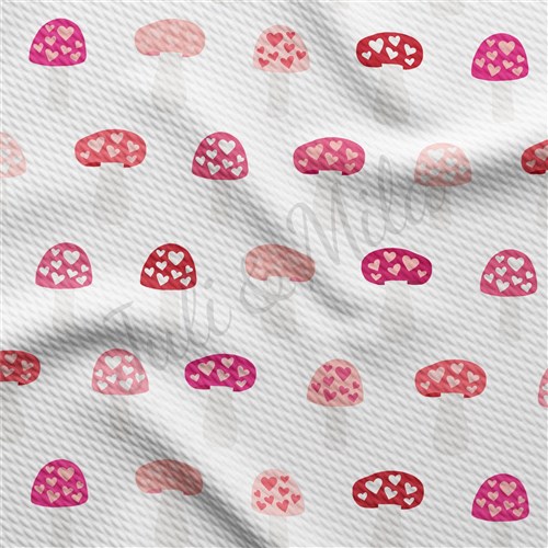Valentine's Day Liverpool Bullet Textured Stretch Solid Strip Thick Knit Jersey Fabric