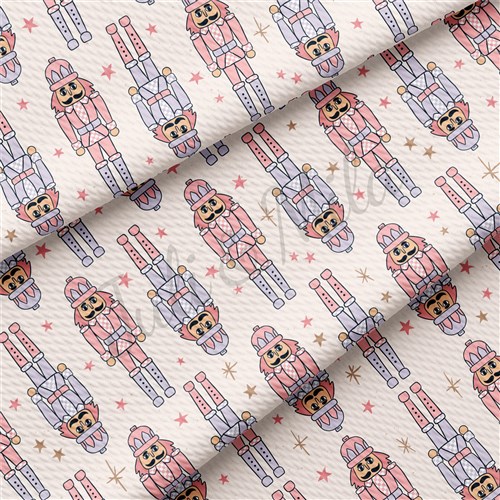 Christmas Printed Liverpool Bullet Textured Stretch Solid Strip Thick Knit Jersey Fabric
