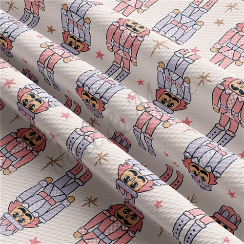 Christmas Printed Liverpool Bullet Textured Stretch Solid Strip Thick Knit Jersey Fabric
