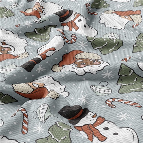 Christmas Printed Liverpool Fabric AA2132 & Get a Free $89.99 Embroidery Bundle