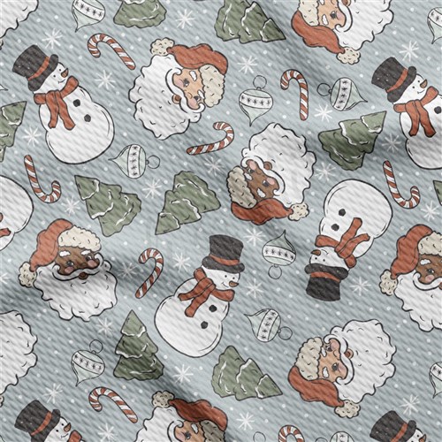 Christmas Printed Liverpool Fabric AA2132 & Get a Free $89.99 Embroidery Bundle