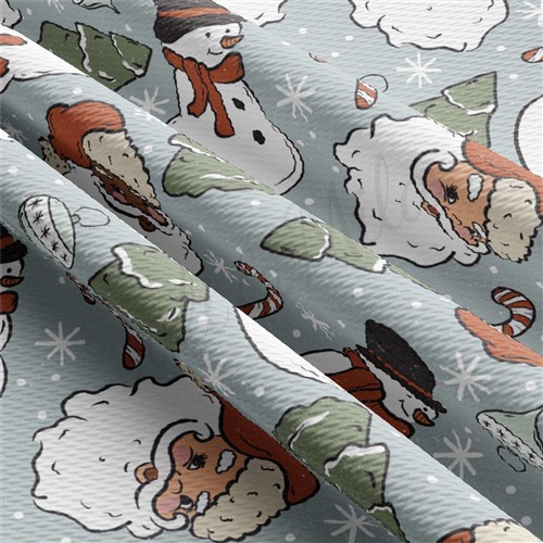 Christmas Printed Liverpool Fabric AA2132 & Get a Free $89.99 Embroidery Bundle