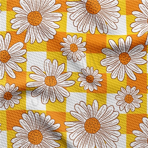 Floral Printed Liverpool 4 Way Fabric AA1536 & Get a Free $89.99 Embroidery Bundle