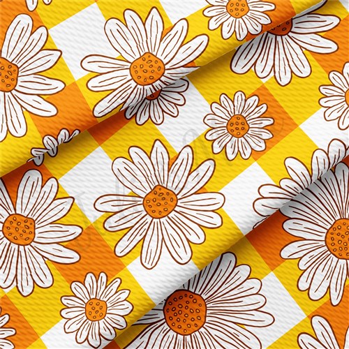 Floral Printed Liverpool 4 Way Fabric AA1536 & Get a Free $89.99 Embroidery Bundle