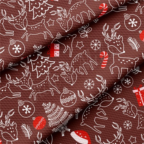 Christmas Printed Liverpool Fabric AA2164 & Get a Free $89.99 Embroidery Bundle