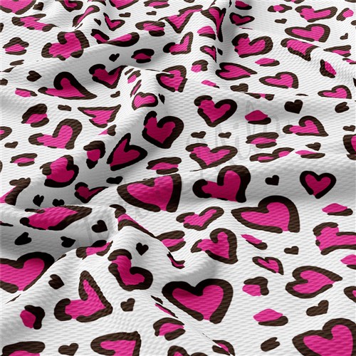 Valentine's Day Liverpool Bullet Textured Stretch Solid Strip Thick Knit Jersey Fabric