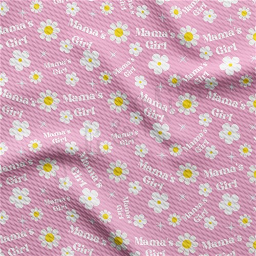 Mama's Girl Liverpool Bullet Textured Stretch Solid Strip Thick Knit Jersey Fabric