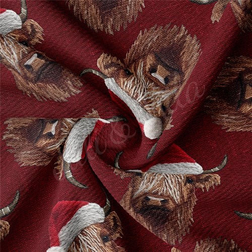 Christmas Printed Liverpool Fabric AA1819 & Get a Free $89.99 Embroidery Bundle