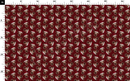 Christmas Printed Liverpool Fabric AA1819 & Get a Free $89.99 Embroidery Bundle