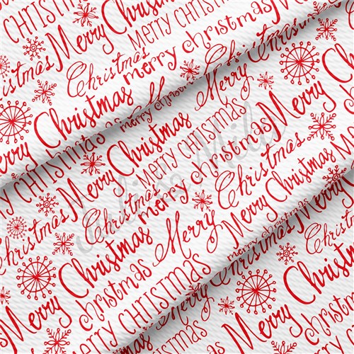Christmas Printed Liverpool Bullet Textured Stretch Solid Strip Thick Knit Jersey Fabric